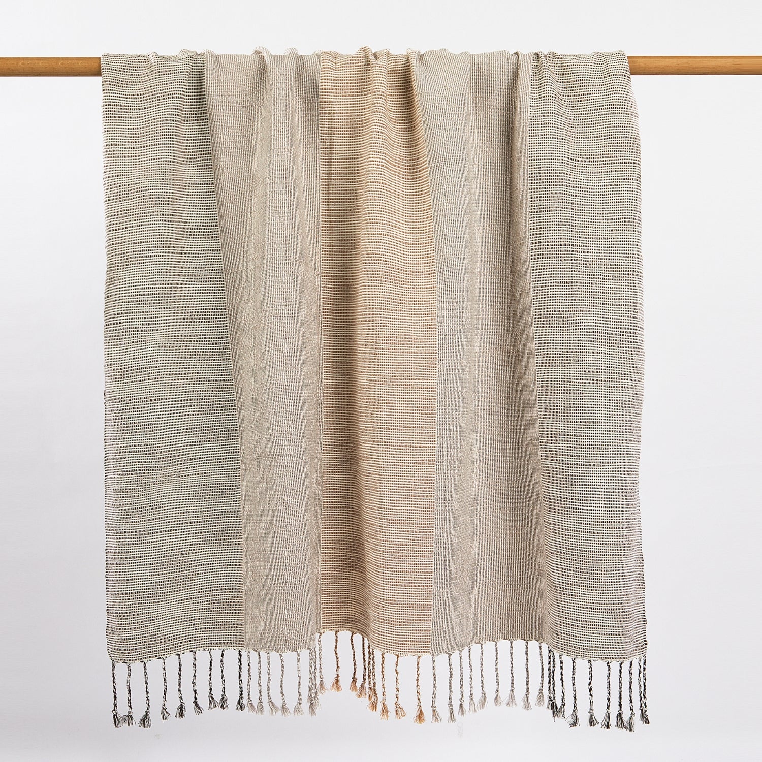 Cotton blanket Nisay, hand-woven - By Native