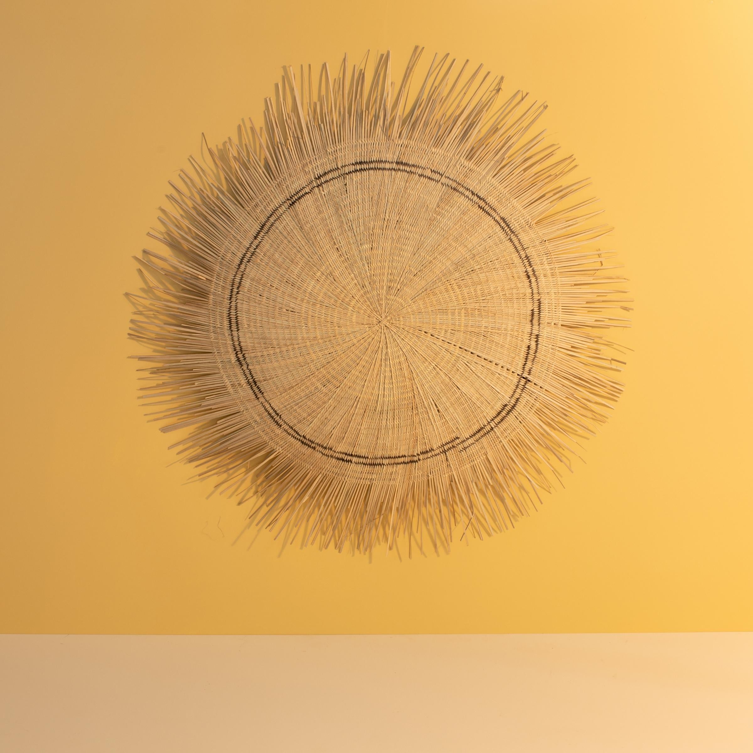 BY NATIVE Wall Decoration - Hand-woven "Sun Circle" 120 cm 