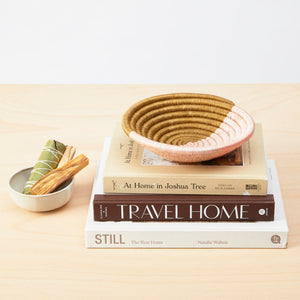 Wall plate and basket bowl Mini Pastel - By Native